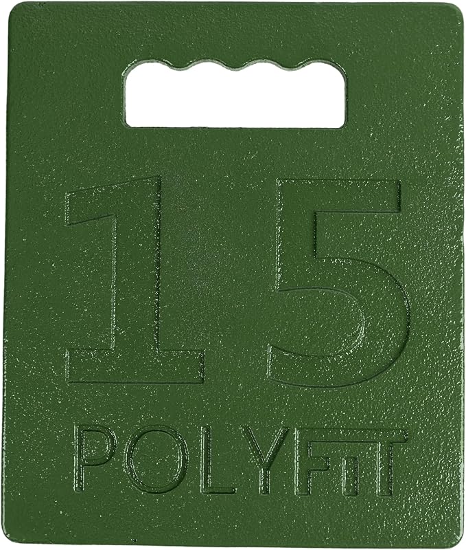 Polyfit Rucking Weight Plate - 10x12 Cast Iron Plate for Backpacks & Rucks | Includes backpack, 10 lb plate, rucking straps, sternum strap and hang loop, for walking, rucking and weighted training