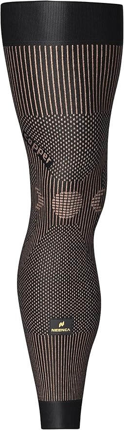 NEENCA Copper Compression Leg Sleeve, Ultra-thin with Copper Ions Infused | Full Leg Sleeve for Knee Pain Relief, Muscle Recovery, Swelling, Inflammation, Promotes Circulation, Sports, Workout...