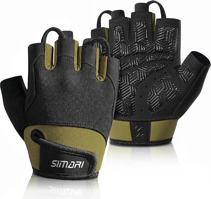 SIMARI Breathable Workout Gloves with Cushion Pad/Grip/Reduce Calluses, Weight Lifting Gloves for Gym Exercise, Cycling, Weightlifting Training, Fitness, Pilates, Kayaking, Gift for Men & Women