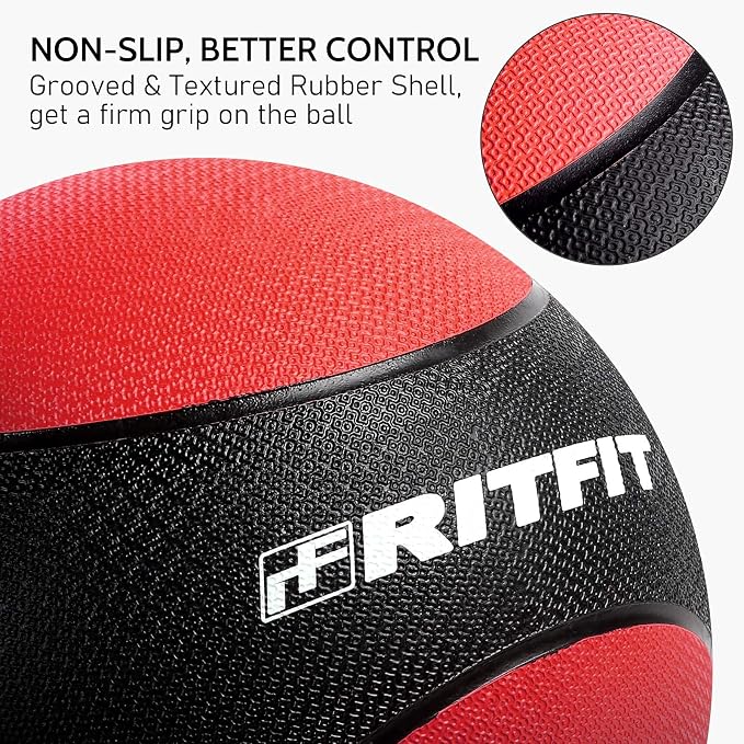 RitFit Balance Training, Coordination Fitness - Multiple Weights & Colors | Workout Exercise Ball for Core Strength, Balance Training, Coordination Fitness