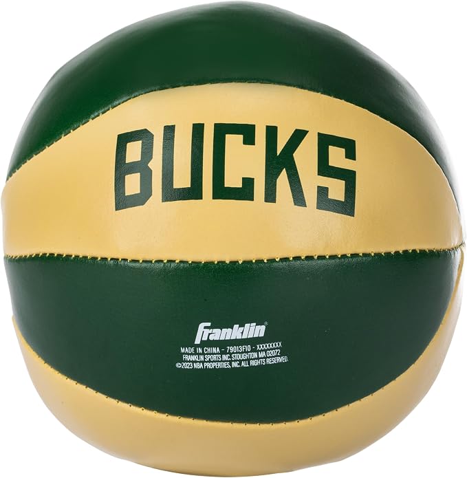 Franklin Sports NBA Toy Basketballs - 2 Pack of Kids Soft Mini Basketballs for Over The Door + Indoor Hoops - NBA Fan Shop