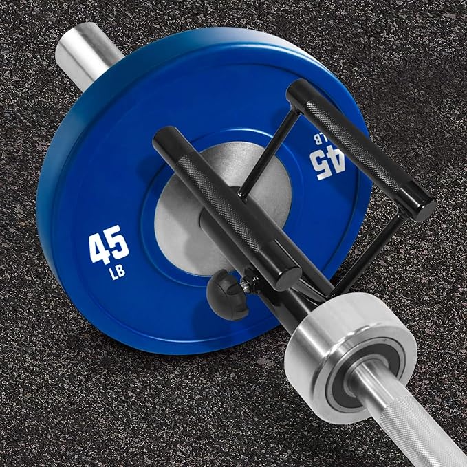 Yes4All Exercise Machine Adjustable T Bar Row Attachment, D Row Handle/Landmine Handle Attachment with Textured Rubber Handles