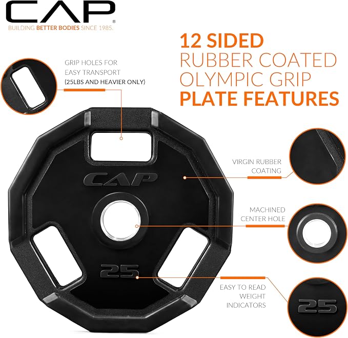 CAP Barbell 2-Inch Olympic Weight Plate | Multiple Options