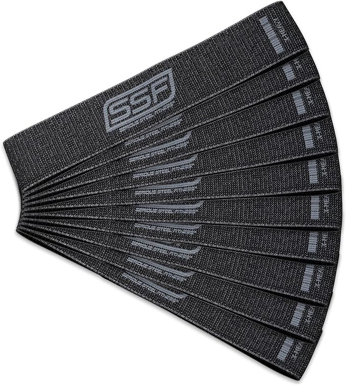 Fabric Mini Loop Non-Slip Resistance Band Set | Warm-Up, Physical Therapy, Glute Training, Speed and Agility Exercise Bands