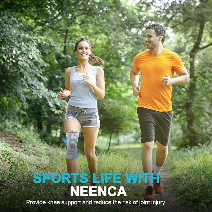 NEENCA Knee Sleeve – Knee Braces for Knee Pain, Joint Pain Relief, Swelling, Inflammation Relief, and Circulation, Knee Support for Women and Men