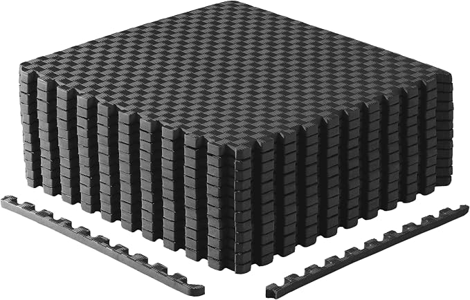 CAP Puzzle Exercise Mats | 3/4” Thick EVA Interlocking Foam Tiles for Home Gym Flooring | Multiple Options