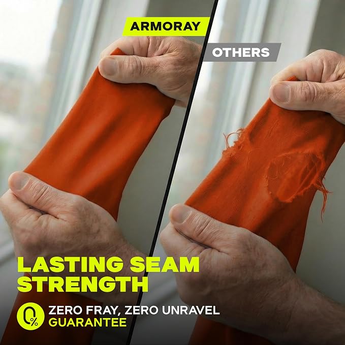 ARMORAY Arm Sleeves for Men and Women - UV Sun Protection Cooling Compression - Tattoo Cover Up Sleeve for Daily Wear & Work