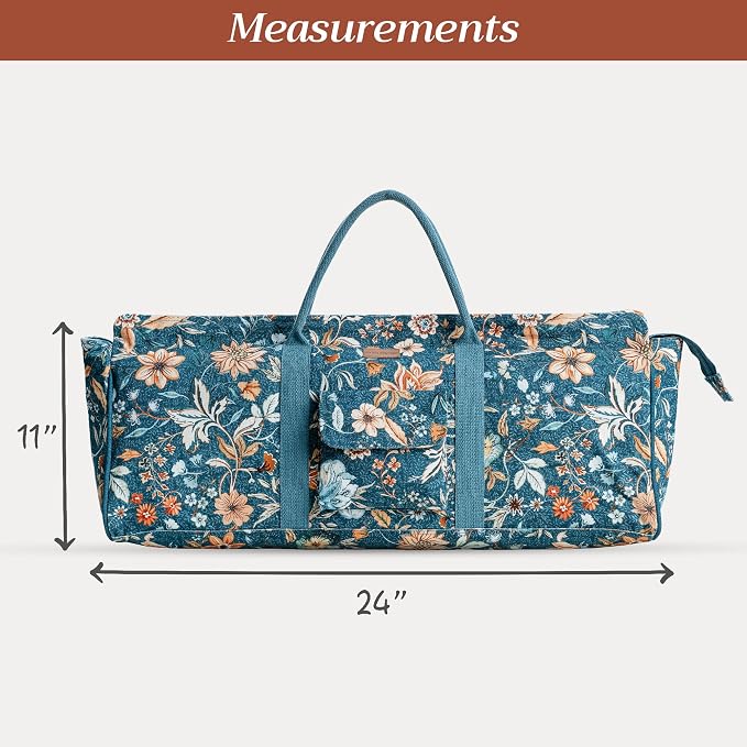 Maison d' Hermine Yoga Mat Duffle Bag Gym Tote Yoga Mat Carry Bag | Cylindrical bag for Woman Men Gifts Adjustable shoulder straps with Drawstring Water Bottle Pocket and zipper pocket