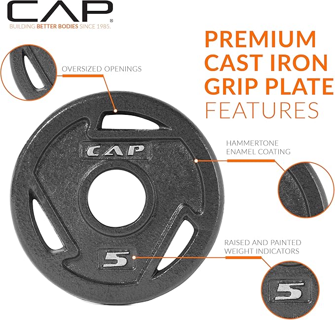 CAP Barbell 2-Inch Olympic Weight Plate | Multiple Options