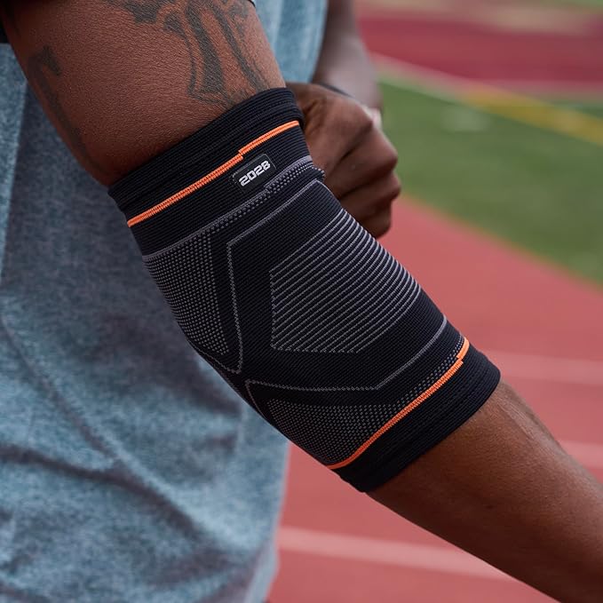 Shock Doctor Compression Knit Elbow Sleeve with Gel Support