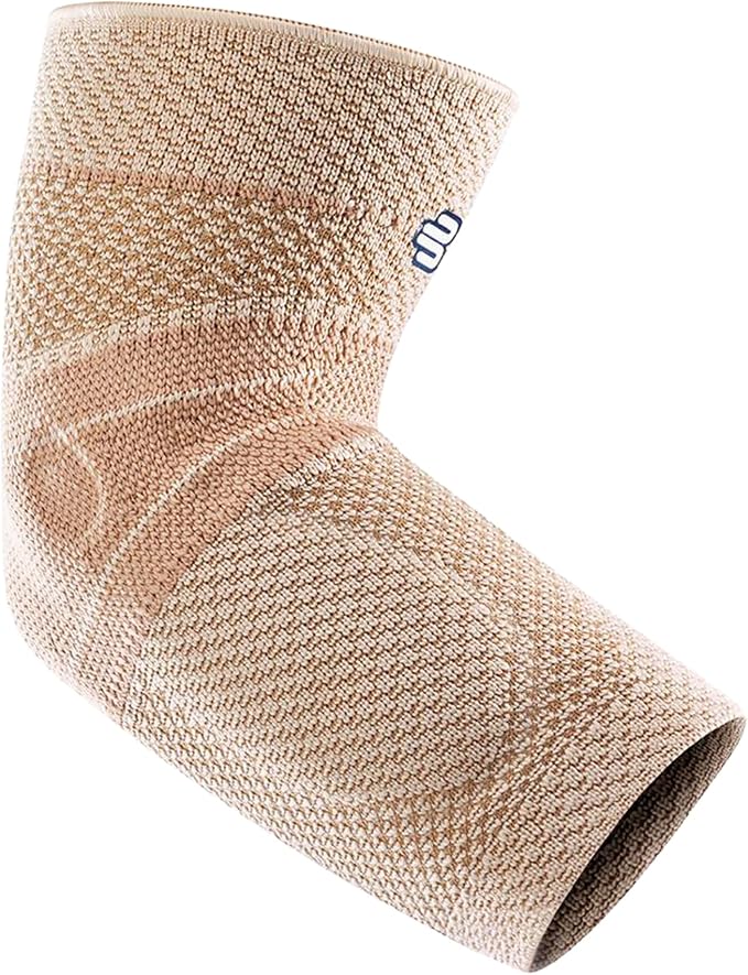 Bauerfeind - EpiTrain - Elbow Support - Breathable Knit Elbow Brace Targeted Compression for Chronic Elbow Pain, Supports Forearm Tendons & Muscles, Golfer's or Tennis Elbow Relief