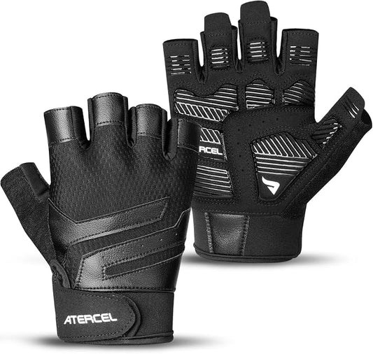 ATERCEL Gym Workout Gloves for Men and Women, Weight Lifting Gloves with Excellent Grip, Lightweight Fitness Gloves for Training, Cycling, Pull Ups, Exercise, Climbing, Rowing and Weightlifting