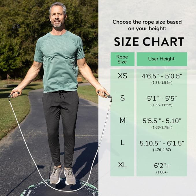 Crossrope AMP Smart Jump Rope Set with Interchangeable Weighted Ropes | Bluetooth-connected handles with 1/4, 1/2 & 1 lb ropes for app-guided cardio, HIIT, and strength workouts. Membership Req.