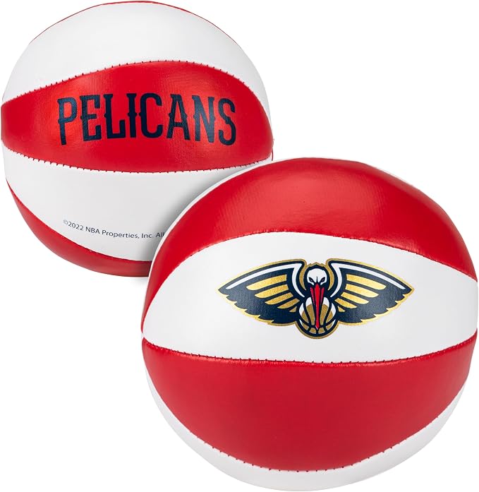 Franklin Sports NBA Toy Basketballs - 2 Pack of Kids Soft Mini Basketballs for Over The Door + Indoor Hoops - NBA Fan Shop
