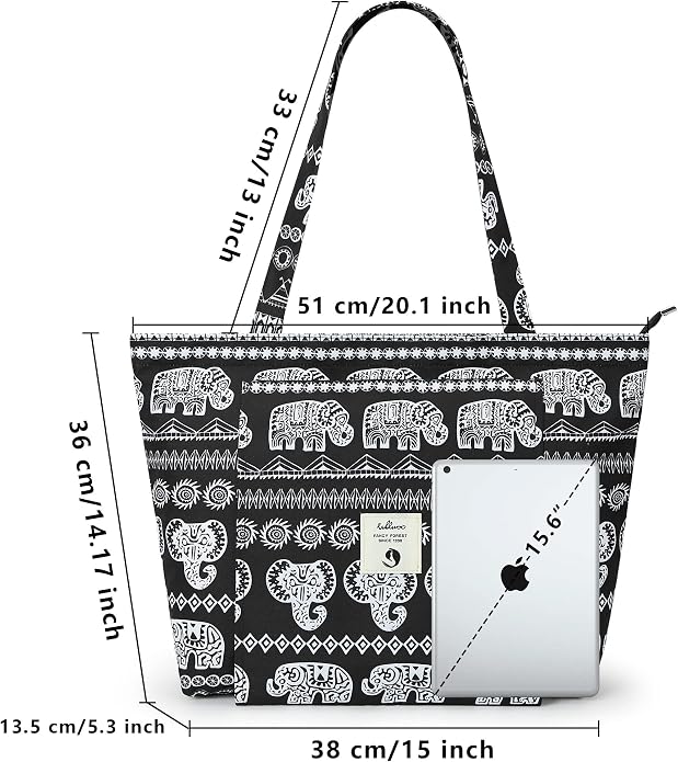 WLLWOO Yoga Mat Carrier Bag for Women Canvas Carryall Tote Gym Pilates | Large Holder Zipper Shoulder for Beach Travel Workout Fitness Office