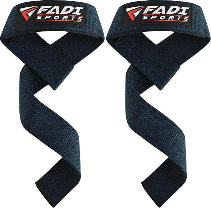 Lifting Wrist Straps for Weightlifting, Bodybuilding, Powerlifting & Deadlifts – 24 Inch Cotton Straps with Padded Neoprene for Strength Training & Grip Support