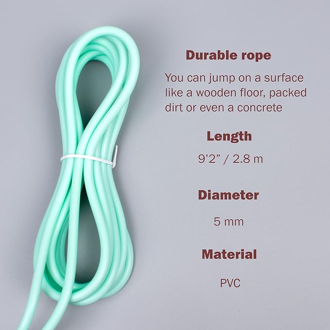 Jump Rope for Fitness, Adjustable Jump Rope for Men and Women, Exercise Rope for Adults, Cardio Training, Gym and Home Workouts