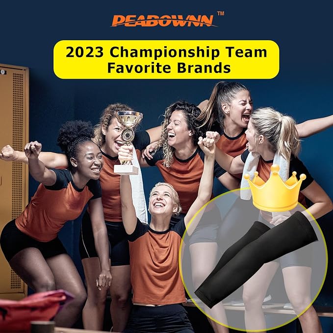 Volleyball Arm Sleeves youth girls - 3XS-XL Compression Volleyball Arm Sleeves for women teen girls kids