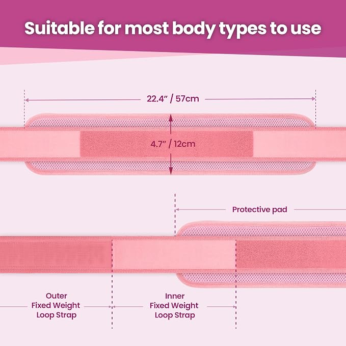 Hip Thrust Belt, Balency Hip Thrust Belt for Dumbbells Heavy, Booty Belt for Hip Thrust, Slip-Resistant Padding Hip Thrusts Belt for Gym or Home Workouts, Hip Thrust Band for Dumbbell Kettlebell Plate