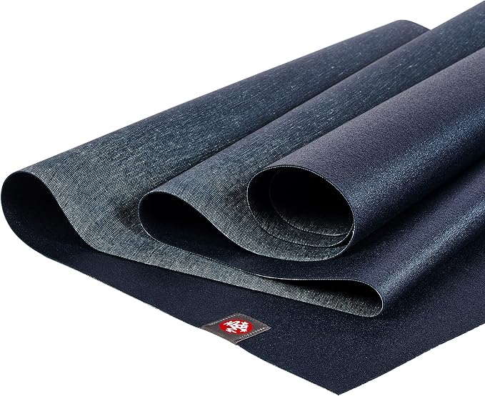 Manduka eKO SuperLite Yoga Mat 71" - 1.5mm | Natural Rubber | Foldable & Travel Friendly | Soft Textured Surface | Eco-friendly | 71 x 24 inches