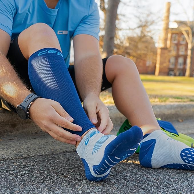 CEP Core Run Calf Sleeves 5.0 for Men – Compression Support, Breathable, Quick-Dry, Shin Splint Relief