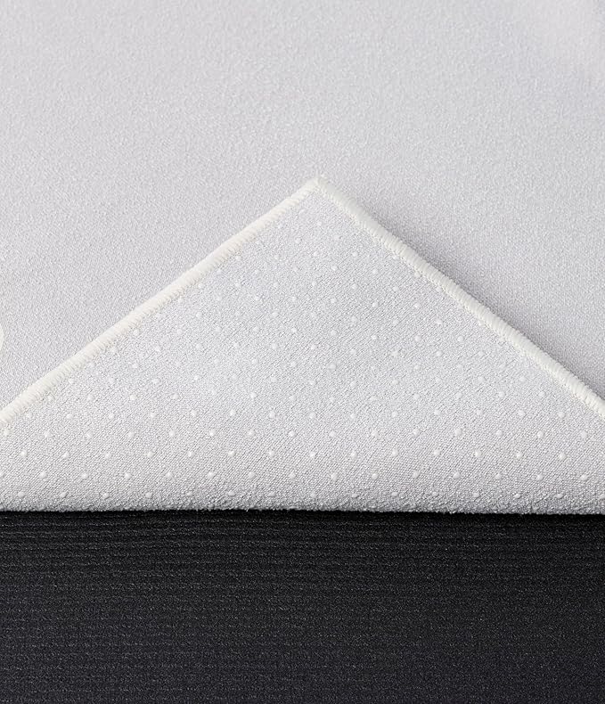 Manduka Yogitoes Hot Yoga Mat Towel - 71" | Moisture Activated Grip | Patented Silicone Nubs | Highly Absorbent, Durable & Easy Care | Made from Recycled Materials | 71 x 24 Inches | Linen