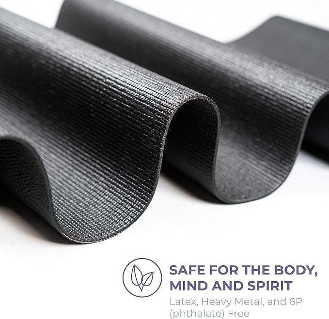 Voyage 5mm Studio Yoga Mats, 6 Pack, 72x24in | Extra Long, Anti-Tear Exercise Mats for Workout, Stretching, Fitness - Non Slip Gym Mats for Home, Schools and Studios