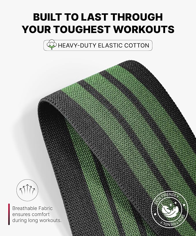 DMoose Fitness Knee Sleeves for Weightlifting (Pair) 78" Knee Wraps for Squats, Powerlifting & Joint Stability