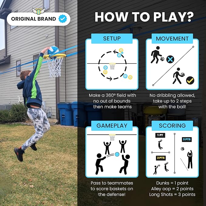 Portable Basketball Hoop with Adjustable Height - Play Floating Outdoor Yard Game at Beach, Lawn, Backyard, Pool, Grass - New Sport for Boys, Girls, Family
