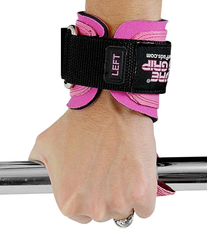 Cobra Grips Weight Lifting Gloves with Adjustable Neoprene Padded Wrist Wraps - Heavy Duty Alternative to Power Lifting Hooks for Deadlifts