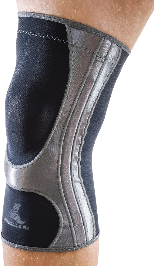 Mueller Sports Medicine Hg80 Knee Support, Knee Pain Relief Support for Men and Women, Ideal for Arthritis, Sprains, Black,