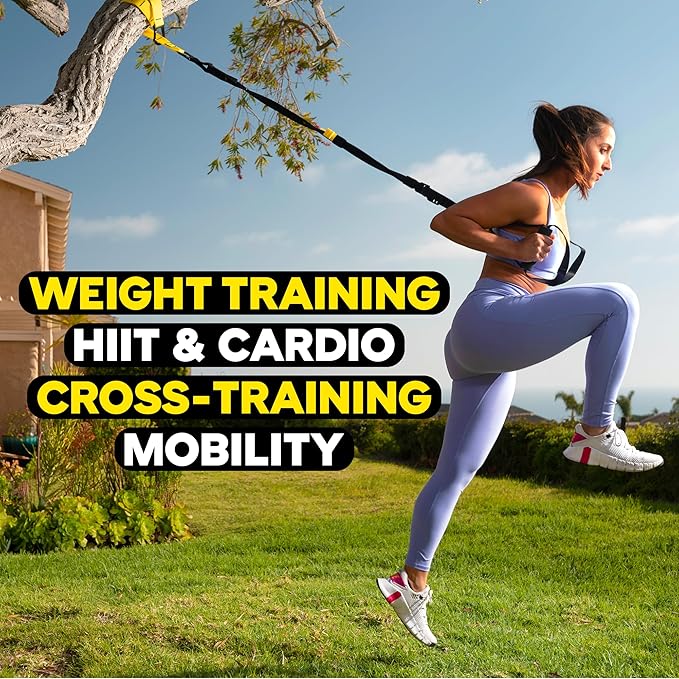 TRX Pro3 Home Gym System – Professional-Grade Suspension Trainer for Strength Training, HIIT, Cardio & Full-Body Workouts, Durable Design with Indoor & Outdoor Anchors