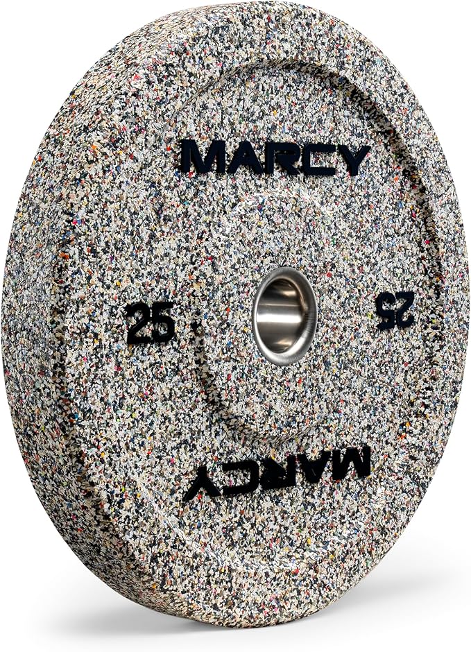 Marcy High Bounce Olympic Bumper Plate for Strength Training Weightlifting Workout Weight