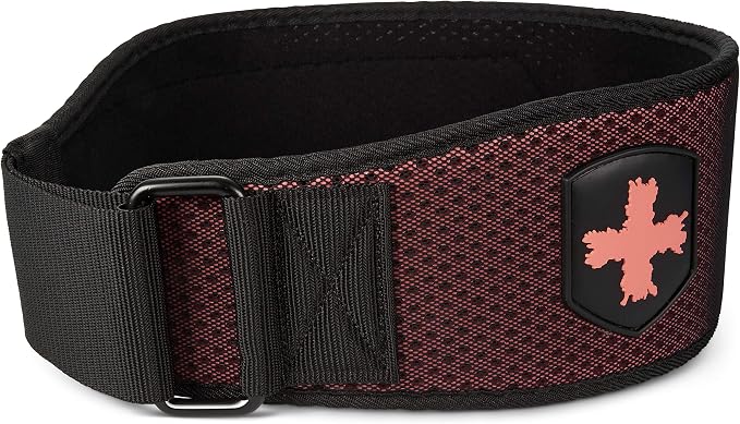 Harbinger Weightlifting Belt - Red, 4.5 Inch, Small