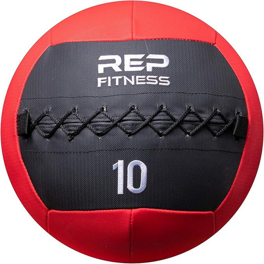REP Weighted Slam Balls for Home Gym Fitness | 5-30 lb Soft Textured Medicine Ball Sizes | Heavy Sand-Filled Workout Weights for Strength, Core Training, Crossfit, Conditioning & Slam Ball Exercises