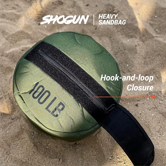 Shogun Sandbags for Working Out – Heavy Duty Workout Sandbag for Weight Training, Cross Training, Strongman, Fitness & Military Use – Adjustable Exercise Sand Bags for Full Body Training
