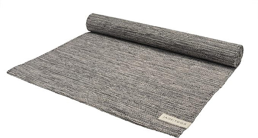 Jade Yoga Organic Cotton Hand Loomed Yoga Mat 72" Indigo