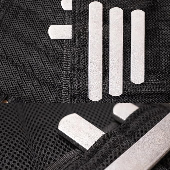 Mavee Fractional Weight Vest Plates, Rustproof Solid Steel Inserts for Rucking, Tactical Carrier & Strength Training