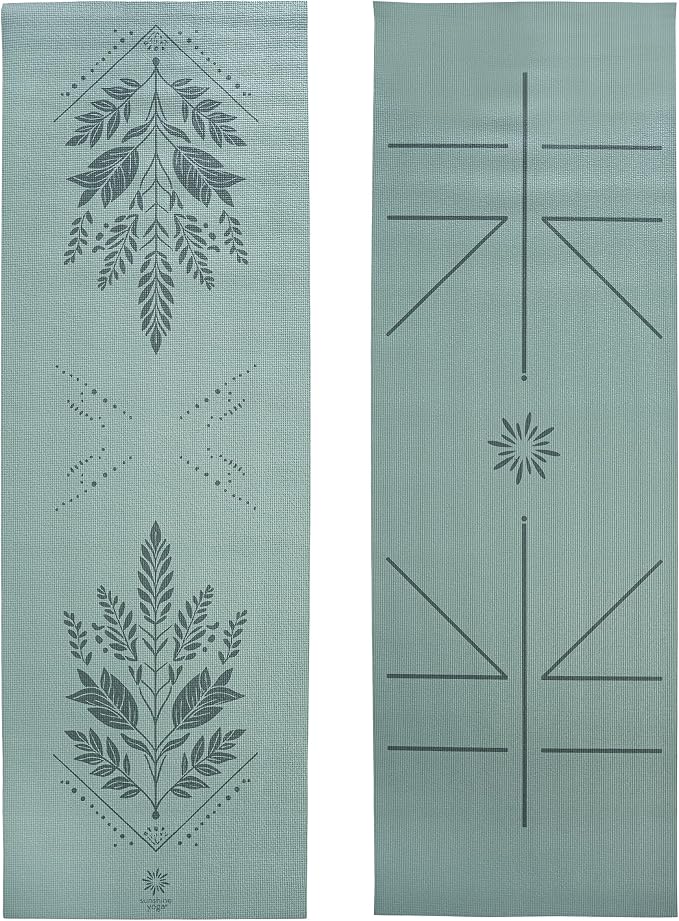 Ascend 6mm Thick Yoga Mat, 72x24in | Premium Non Slip Exercise Mat for Pilates, Workout, Stretching, Fitness, Training - Gym Mat for Home and Studio