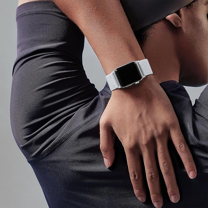 Adorve Stretchy Band Compatible with Apple Watch Bands Ultra 3/2/1 49mm 46mm 45mm 44mm 42mm 41mm 40mm 38mm Men Women, Soft Nylon Elastic Braided Strap Fits for iWatch Series 11/10/9/8/7/6/5/4/3/SE3-1