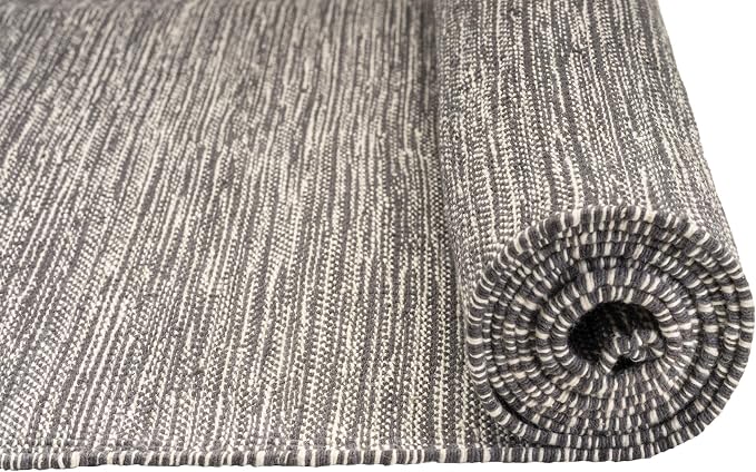 Jade Yoga Organic Cotton Hand Loomed Yoga Mat 72" Indigo