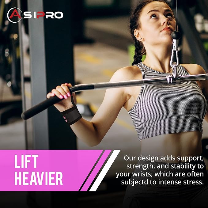 Wrist Wraps for Weightlifting 18" Wrist Straps for Weightlifting Weight Lifting Wrist Wraps for Men & Women, Muñequeras para Gym Wrist Support for Working Out, Gym Wrist Wraps for Powerlifting