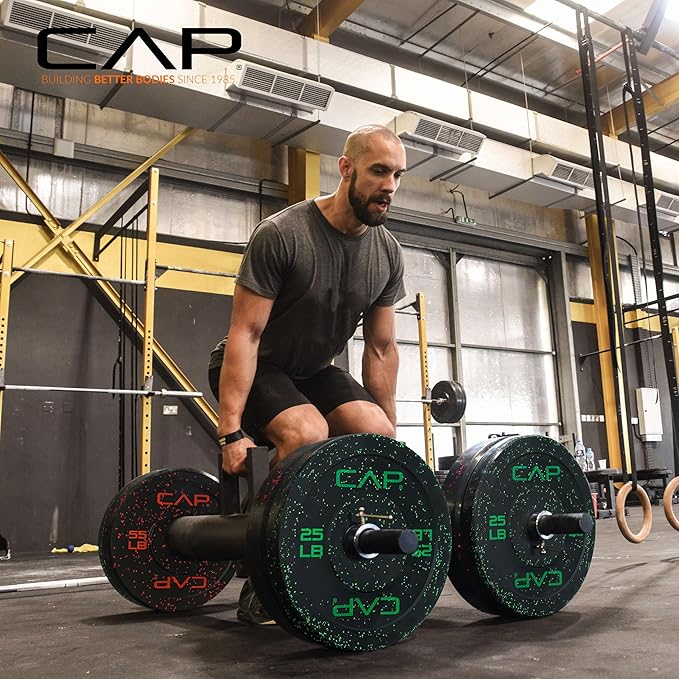 CAP Barbell Rubber Olympic Bumper Plate | Multiple Options/Colors