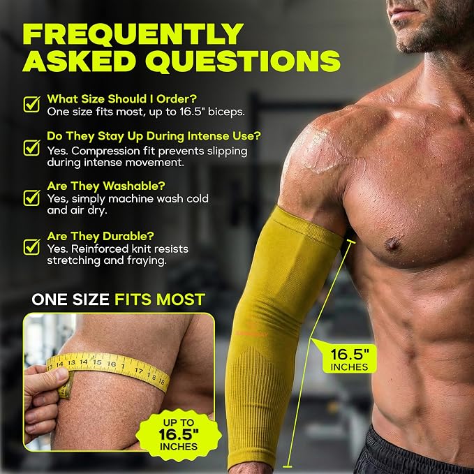 ARMORAY Arm Sleeves for Men and Women - UV Sun Protection Cooling Compression - Tattoo Cover Up Sleeve for Daily Wear & Work