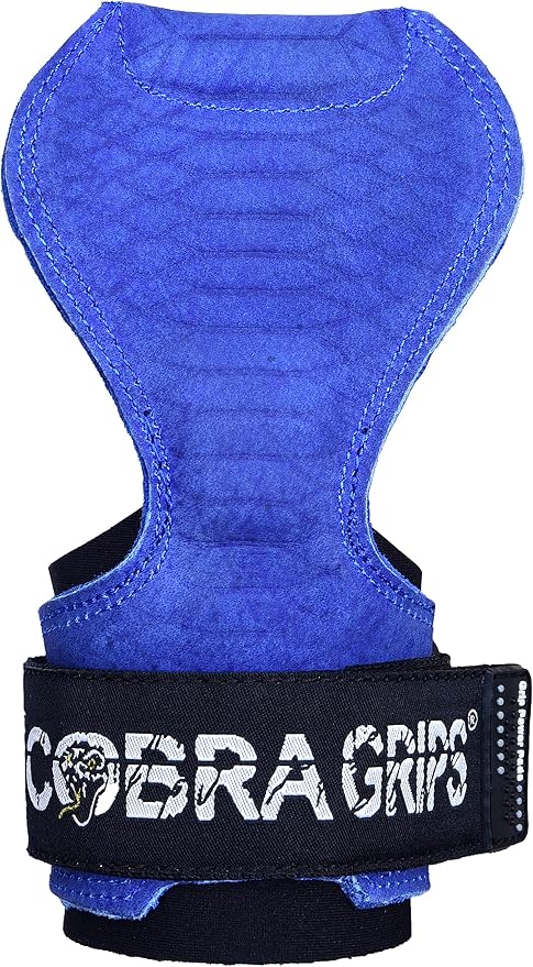 Cobra Grips Weight Lifting Gloves with Adjustable Neoprene Padded Wrist Wraps - Heavy Duty Alternative to Power Lifting Hooks for Deadlifts