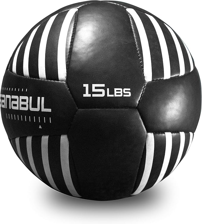 Sanabul Lab Series 14-inch Medicine Ball for Exercise Cross Training Essential Core Workouts and Explosive Fitness Exercises Weighted Ball