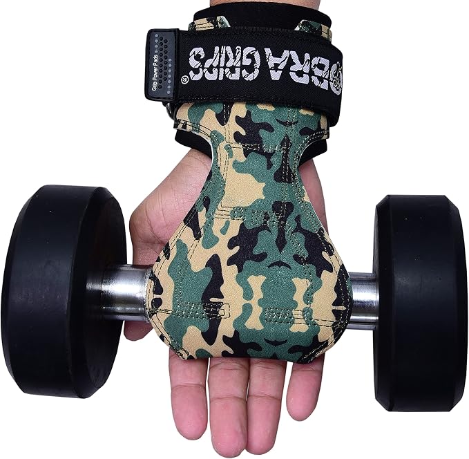 Cobra Grips Weight Lifting Gloves with Adjustable Neoprene Padded Wrist Wraps - Heavy Duty Alternative to Power Lifting Hooks for Deadlifts