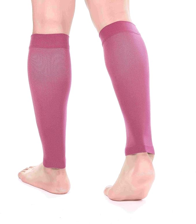 Doc Miller Compression Calf Sleeve for Men & Women, 20-30mmHg | Graduated Support for Running, Shin Splints, Calf Strain, Knee High, Small to 6XL Plus Size