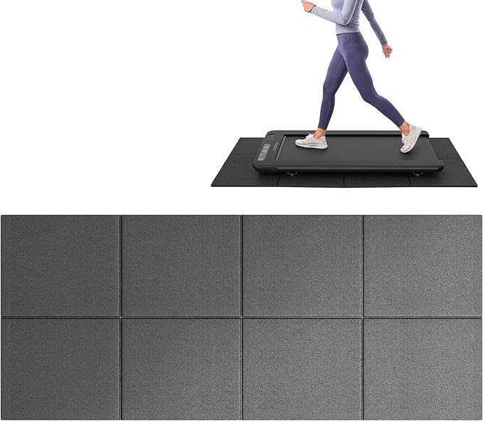Walking Pad Mat for Carpet Floors, 55x24 Hardwood Floor Protection | Treadmill Mat for Hardwood Under Walking pad Treadmill Bike Exercise Equipment, Noise Shock Absorption, Stationary
