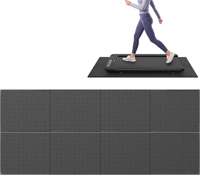 Walking Pad Treadmill Mat for Carpet Floors,55x24 Hardwood Floor Protection | Treadmill Mat for Hardwood Under Walking pad Treadmill Bike Exercise Equipment, Noise Shock Absorption, Stationary